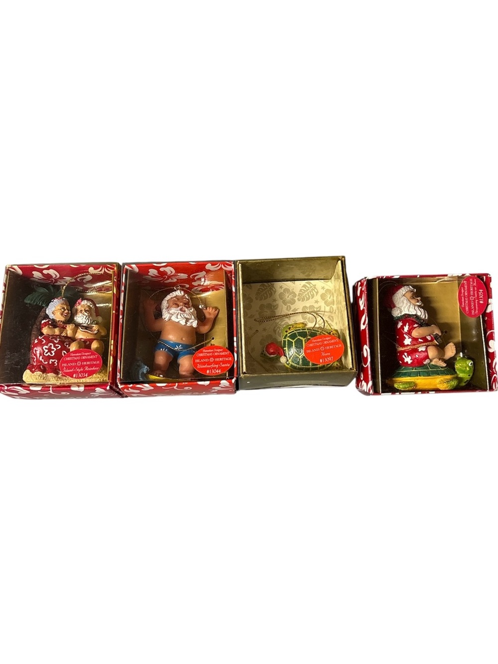 Y2K Hawaiian Christmas Ornaments - 4 count - Island Heritage